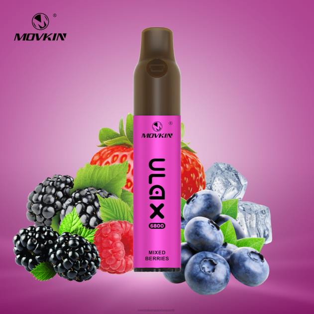 RandM smag - RandM Movkin Ulax 6800 (keramisk spole) genopladelig engangs vape pod enhed blandede bær L08B64 RandM smag - RandM Movkin Ulax 6800 (keramisk spole) genopladelig engangs vape pod enhed blandede bær L08B64