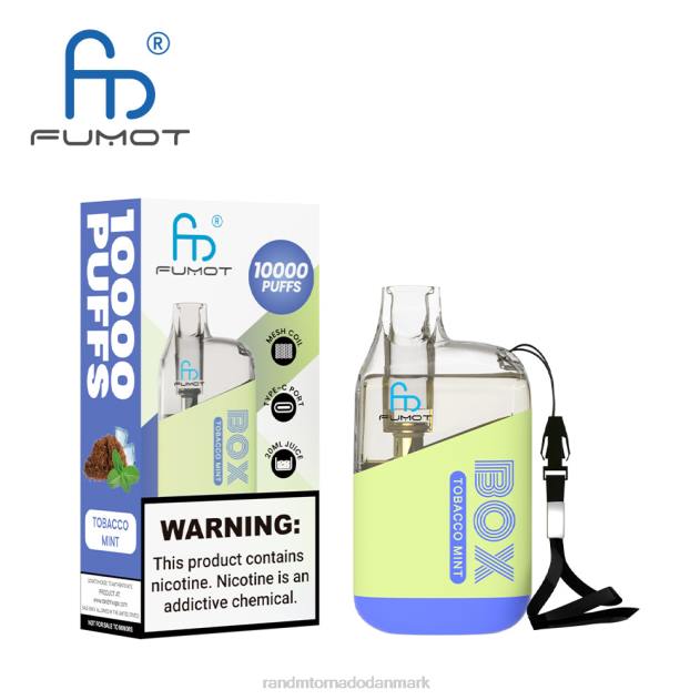 Best RandM vape flavors - Fumot Original RandM Tornado Box 10000 luftstrømskontrol vape enhed 1 stk tobaksmynte L08B101 Best RandM vape flavors - Fumot Original RandM Tornado Box 10000 luftstrømskontrol vape enhed 1 stk tobaksmynte L08B101